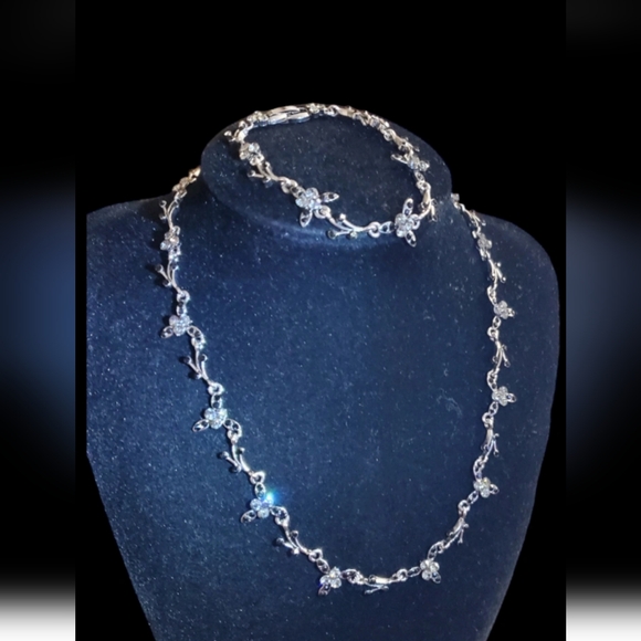 Vtg. Set necklace with bracelet - Picture 4 of 6